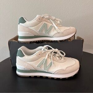 New Balance 515 Green/White/Beige - Womens 7.5